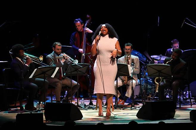 [서울=뉴시스] 사마라 조이 첫 내한공연 현장. (사진 = 재즈브릿지컴퍼니 제공) 2025.02.17. photo@newsis.com *재판매 및 DB 금지