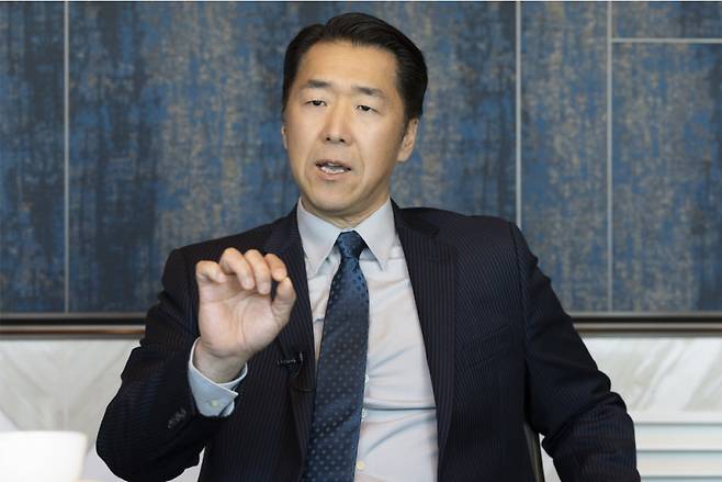 문현진 글로벌피스재단 의장은 “우리는 ‘통일 자체만을 위한 통일’이 아니라 ‘코리안 드림’이라는 분명한 비전을 가진 통일을 추구해야 한다”고 강조했다. [조영철 기자]