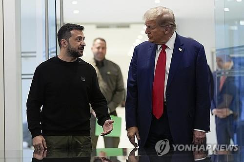 젤렌스키와 트럼프 [AP 연합뉴스 자료사진. 재판매 및 DB 금지]