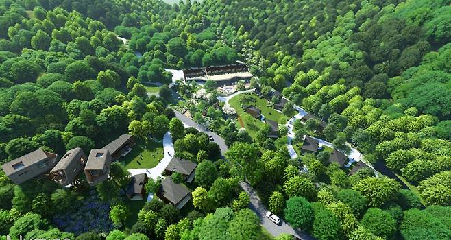 자연휴양림 '수락 휴' 조감도 [노원구 제공. 재판매 및 DB 금지]