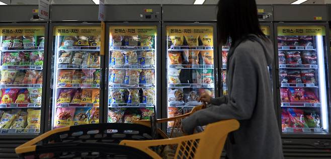 서울 시내의 대형마트에서 고객이 쇼핑을 하고 있다. (사진=뉴스1)