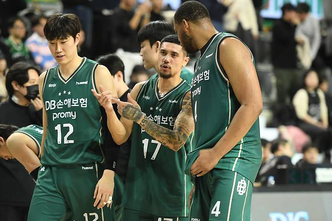 정효근 이선 알바노, 스펠맨. 사진제공=KBL