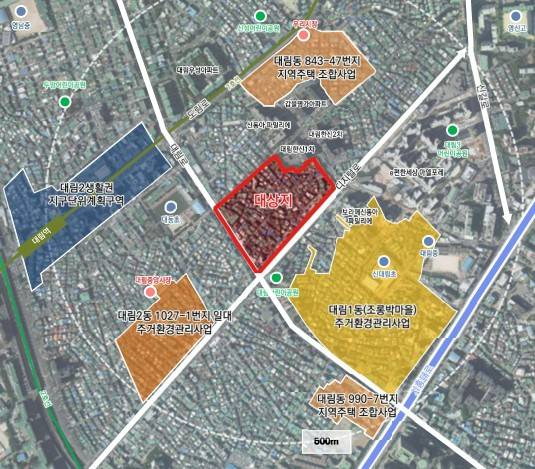 대림1구역 위치도 [사진=서울시]