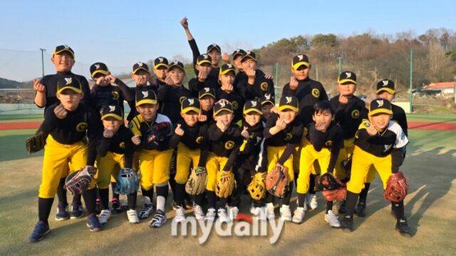 남양주야놀 유소년야구단 선수들.