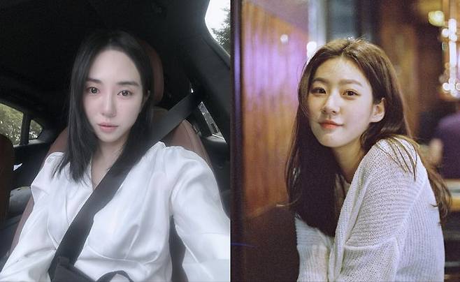 [서울=뉴시스] 권민아(왼쪽), 고(故) 김새론. (사진=권민아, 김새론 인스타그램 캡처) 2025.02.18. photo@newsis.com *재판매 및 DB 금지