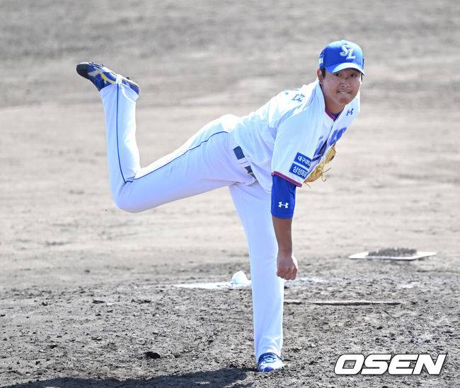 [OSEN=이대선 기자] 삼성 양창섭 2023.02.28 /sunday@osen.co.kr