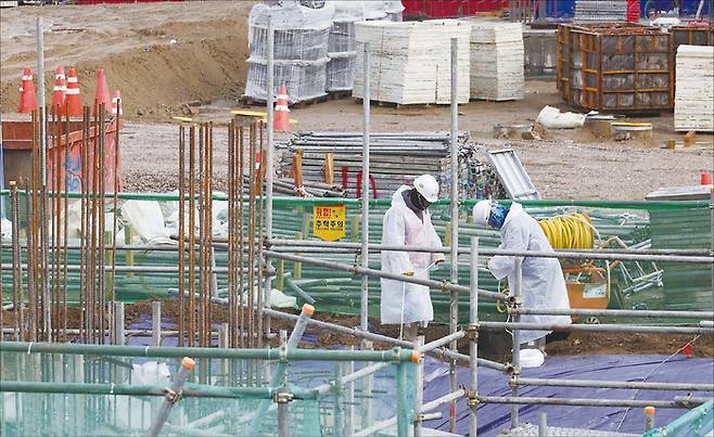 경기도의 한 아파트 공사 현장. 본 기사와 직접 관련 없음. (매경DB)