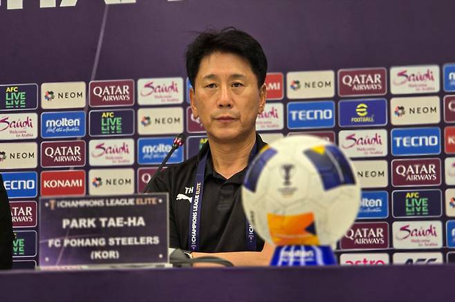 [서울=뉴시스] 프로축구 K리그1 포항 스틸러스의 박태하 감독. (사진=포항 스틸러스 제공) *재판매 및 DB 금지