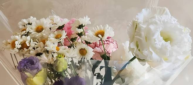 DAVAL 제철 생화 꽃다발