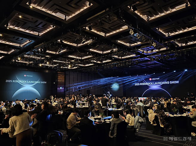 로보락 신제품 론칭쇼. 김민지 기자