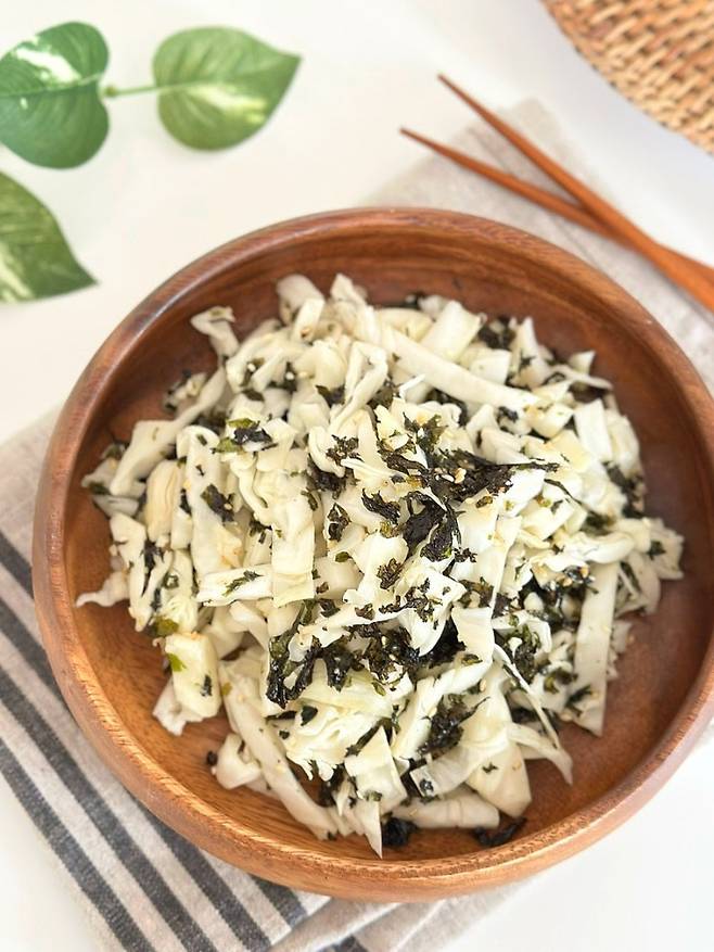 양배추 샐러드 만들기 저속노화 양배추김샐러드 레시피 다이어트 요리 : 네이버 블로그