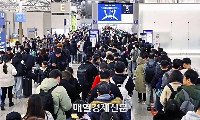 인천국제공항 제 1터미널 출국장 / 사진 = 매경 DB