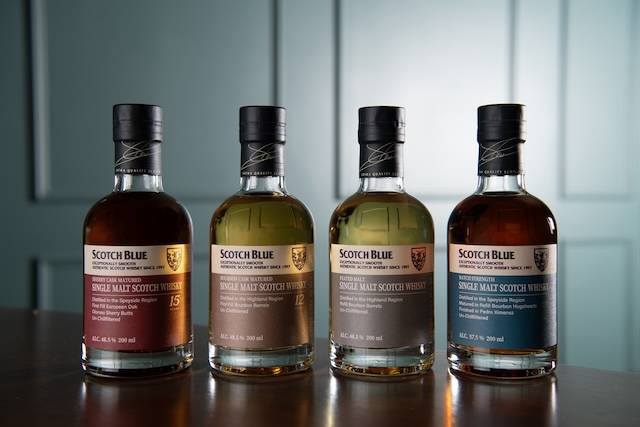 롯데칠성음료의 ‘스카치블루 싱글몰트 컬렉션'. / 사진=롯데칠성음료