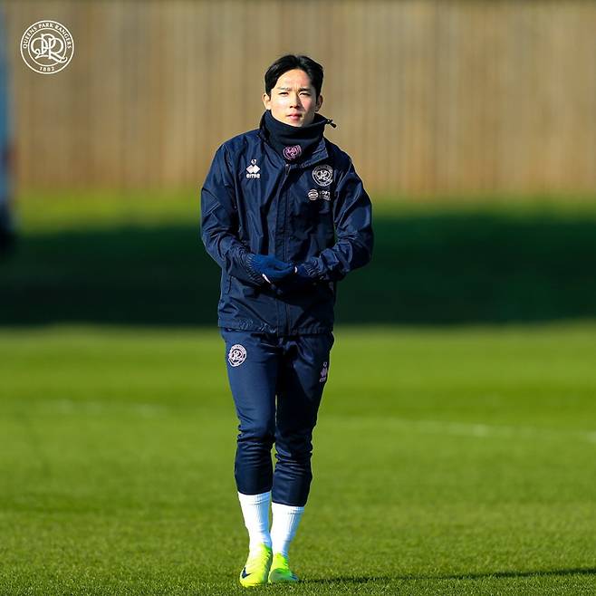 사진은 21일 팀 훈련을 소화 중인 QPR 양민혁의 모습. 사진=QPR SNS