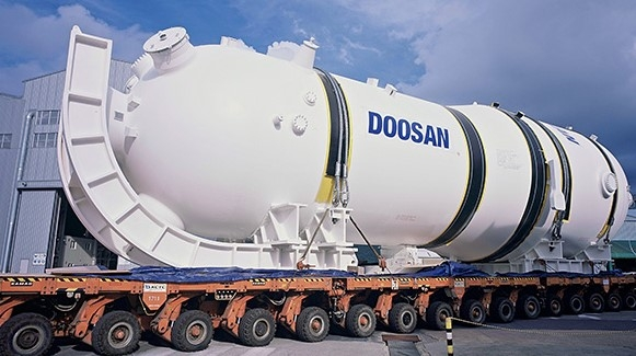 두산에너빌리티가 생산한 원자로 주기기. (경남도 제공)