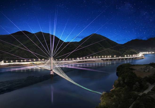 시루섬 기적의 다리 조감도 *재판매 및 DB 금지