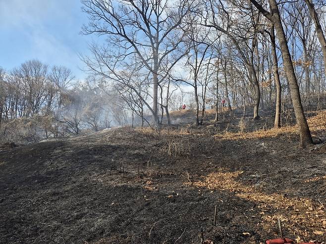 화재현장 [경기소방본부 제공. 재판매 및 DB 금지]