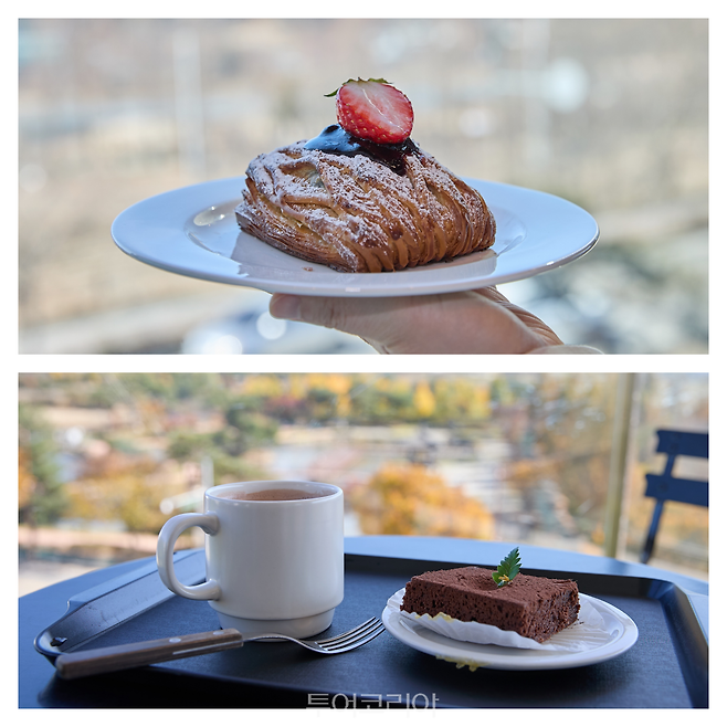 아산 신정호 카페 전경/사진-아산시