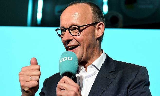 프리드리히 메르츠 CDU 대표. 로이터연합뉴스
