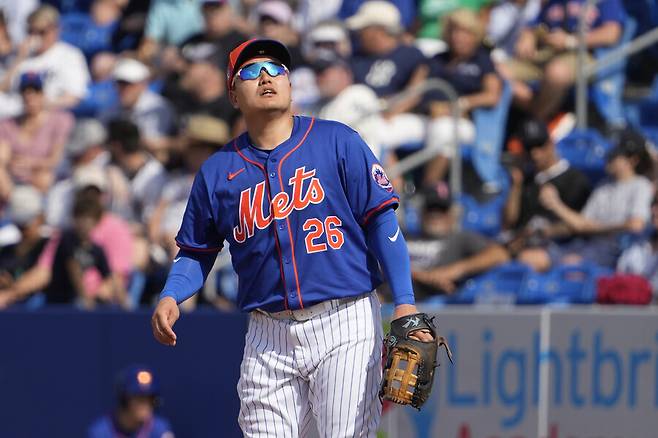 ▲ 메이저리그 경력을 마치고 한국 복귀를 시사하며 업계의 큰 관심을 모으고 있는 최지만 ⓒ연합뉴스/AP통신