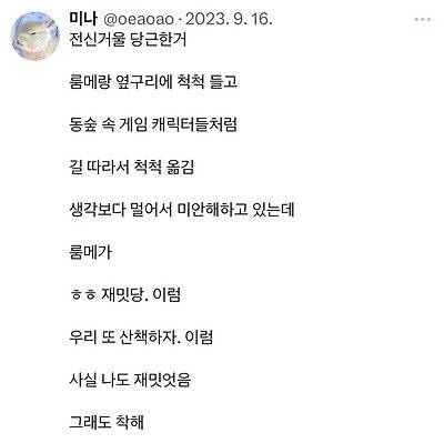 전신거울 당근 후기