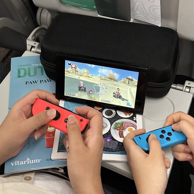 에어서울 닌텐도스위치 / 사진=에어서울