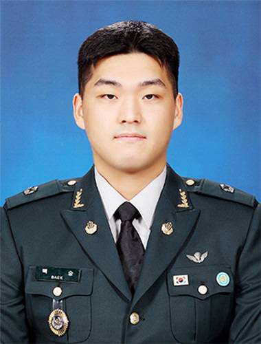 육군 3사관생도 1기 백승 소위