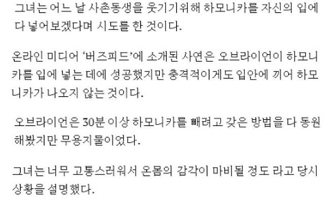 그로밋.jpeg 실제로 하모니카가 입에 들어간 사례.jpg