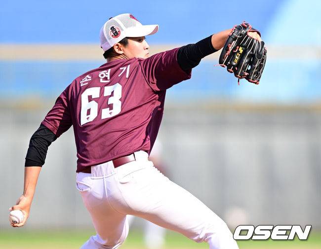 [OSEN=자이(대만), 최규한 기자] 키움 손현기. 2025.02.22 / dreamer@osen.co.kr