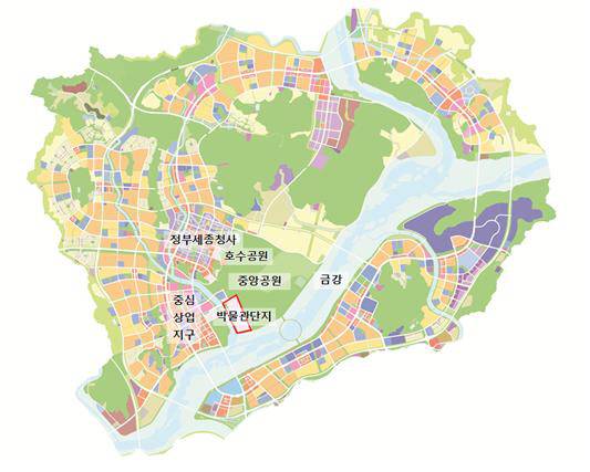 국립박물관단지 위치도. 행복청 제공