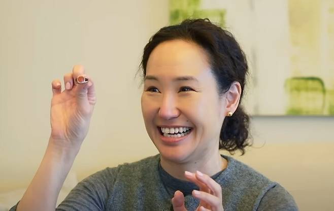 방송인 강주은. 유튜브 채널 '깡주은' 캡처.