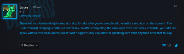 - 대장정 스킵은 오는 6일부터 가능하다 (출처 : 와우 공식 포럼)&nbsp;