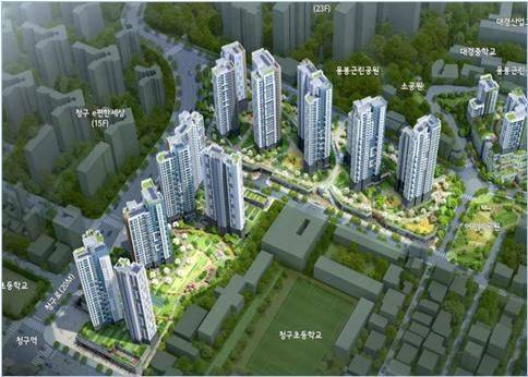 신당8구역 조감도. 서울 중구 제공