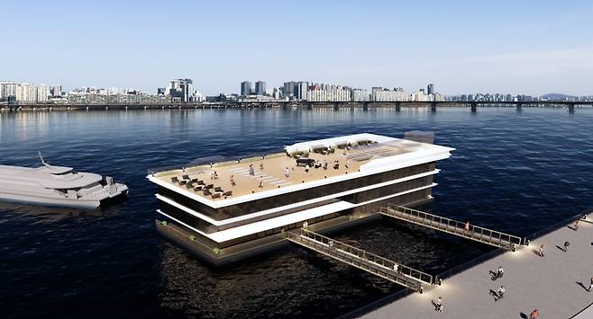 망원, 여의도, 압구정, 뚝섬, 잠실 선착장 조감도(사진:서울시)