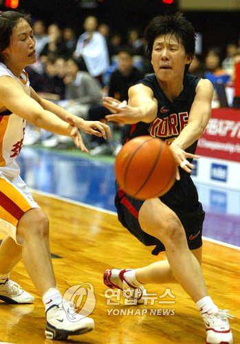 현역 시절의 전주원 코치 [연합뉴스 자료사진. 재판매 및 DB금지]