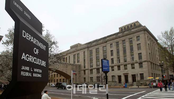 미국 워싱턴에 있는 미국 농무부 건물(사진=로이터)
