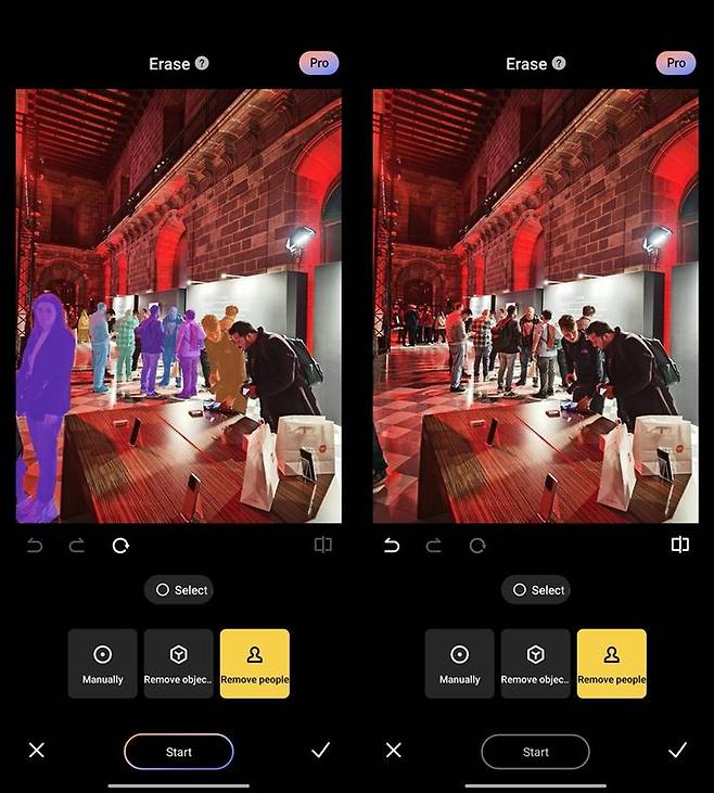 [바르셀로나(스페인)=뉴시스] 샤오미15 울트라 모델에도 AI 제미나이 기능이 적용되면서 '사진 지우개' 기능 등을 이용할 수 있게 됐다. (사진=심지혜 기자) *재판매 및 DB 금지