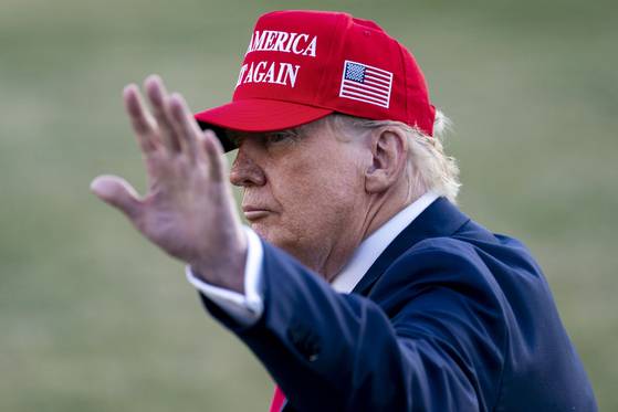 도널드 트럼프 미국 대통령. AP=연합뉴스