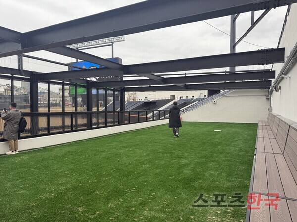 복층 불펜의 모습. ⓒ스포츠한국 심규현 기자