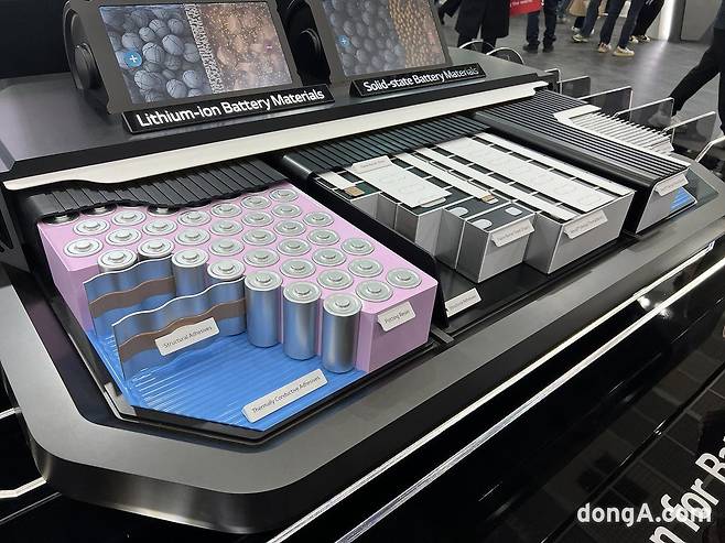 LG화학 제품 포트폴리오 전시물