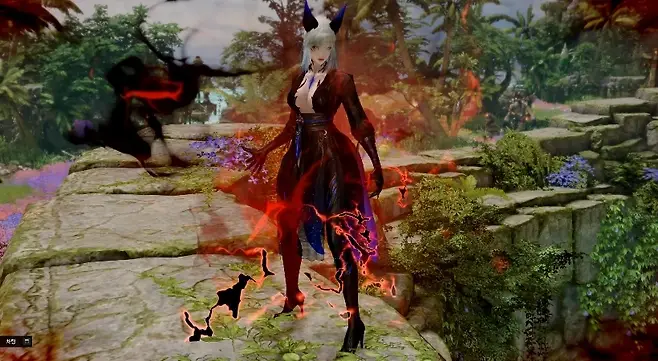 ▲ 구 변신 스킨 '진홍 여우의 신령'의 전체적인 모습