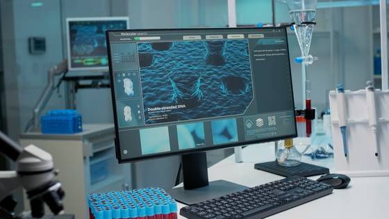 의료 분야 DNA 시뮬레이션. element