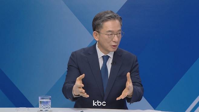 ▲ 4일 KBC '여의도초대석'에 출연한 정성호 더불어민주당 의원&nbsp;