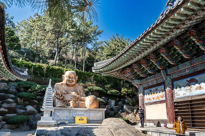 해동용궁사, 포대화상(사진=이효태)