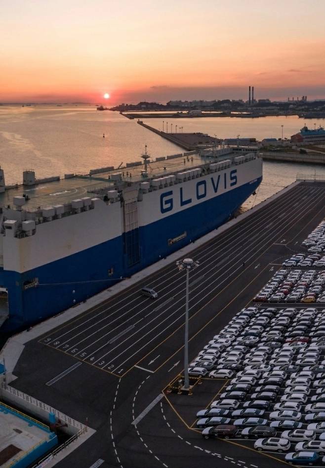 울산항 자동자선적 부두. 현대자동차그룹 제공