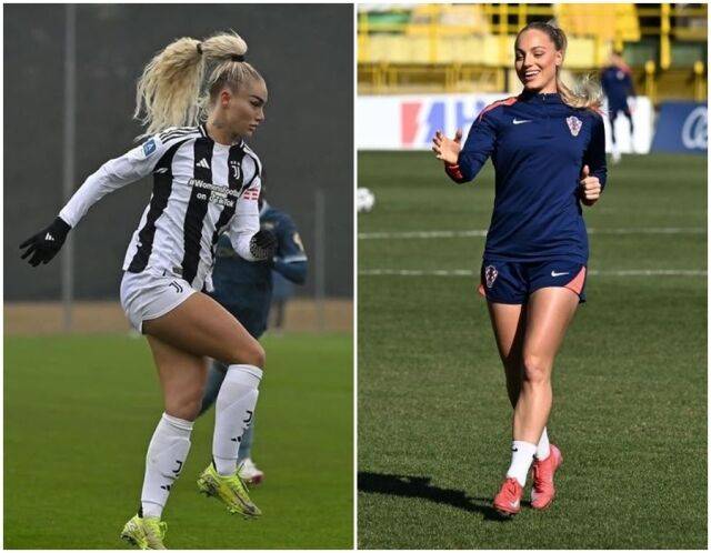 유벤투스에서 활약중인 알리샤 레만과 최근 브라가에서 자진해서 계약을 해지한 마르코비치./소셜미디어