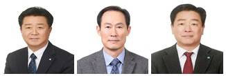 나희진 세종새마을금고 이사장(왼쪽부터), 최정택 웅진새마을금고 , 이재경 행복새마을금고