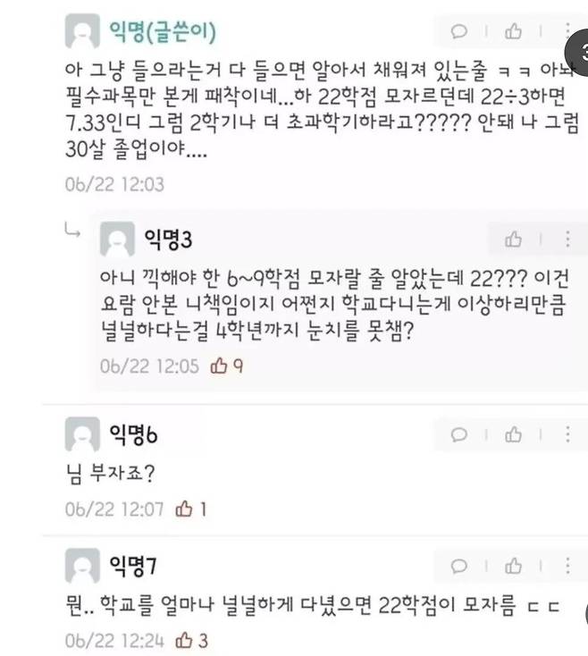 Screenshot_20250306_154711_Instagram.jpg 졸업해야하는데 총 학점이 모자라다는 대학생