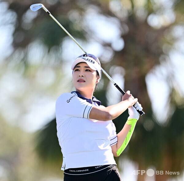 2025년 미국여자프로골프(LPGA) 투어 블루베이 LPGA에 출전한 루키 윤이나 프로. 사진제공=ⓒAFPBBNews = News