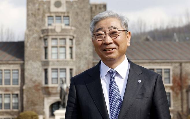 윤동섭 연세대학교 총장 [김호영 기자]